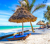 Diani Sea Resort is gelegen op Diani Beach, op slechts 40 km ten zuiden van Mombassa. 