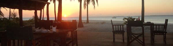 Fanjove Island Lounge bij zonsopgang